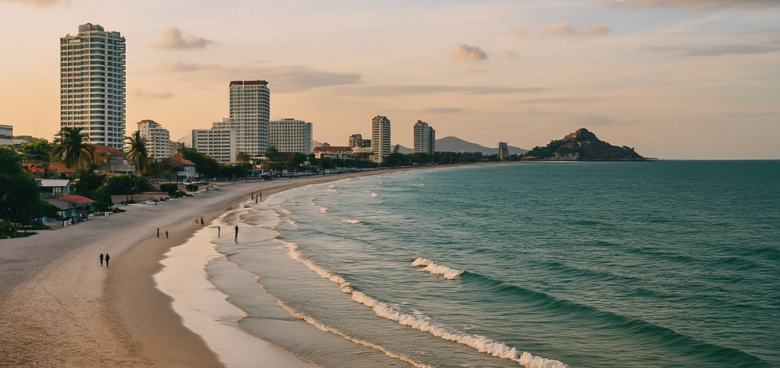 Hua Hin beach and coastline